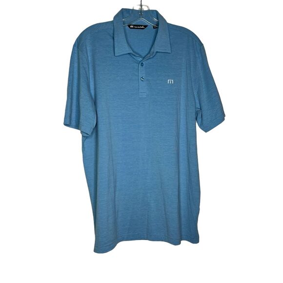 Travis Mathew Blue Polo Shirt - Picture 1 of 12